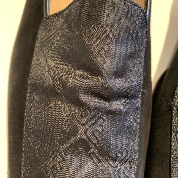 Salvatore Ferragamo Black Suede Square Toe Loafers - Picture 11 of 11